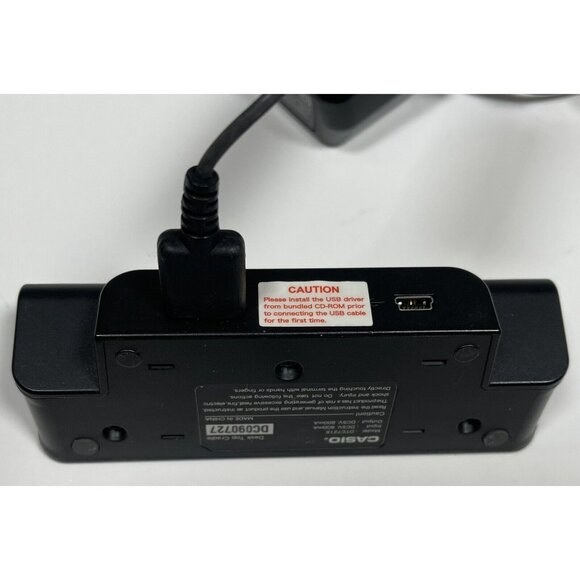 Genuine OEM CASIO Black AC Power Adapter CNR711 Desktop CHARGING CRADLE DTC7218 - Picture 3 of 4